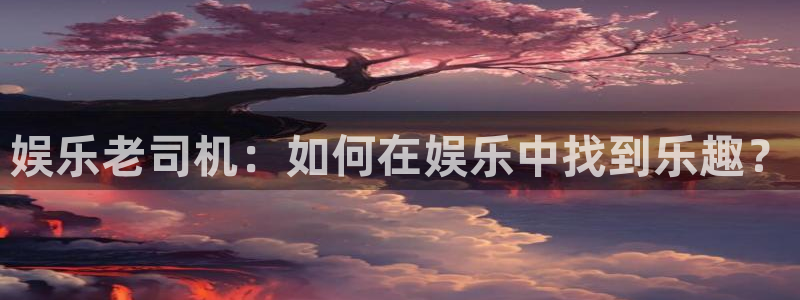 门徒平台注册中心：娱乐老司机：如何在娱乐中找到乐趣？