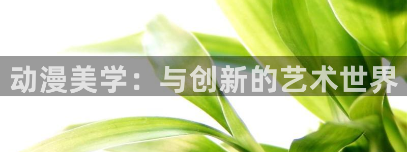 门徒平台登录注册：动漫美学：与创新的艺术世界